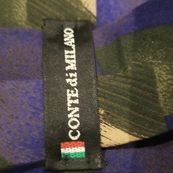 Conte di Milano 100% silk tie - Picture 4 of 5